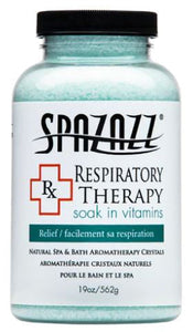 SpaZazz Aroma Rx Therapy Crystals - Respiratory 19oz