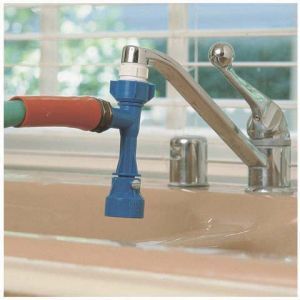 Faucet Adapter for Filling Hot Tubs