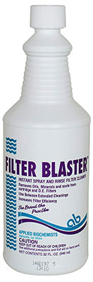 Filter Blaster cleaner for hot tub filters